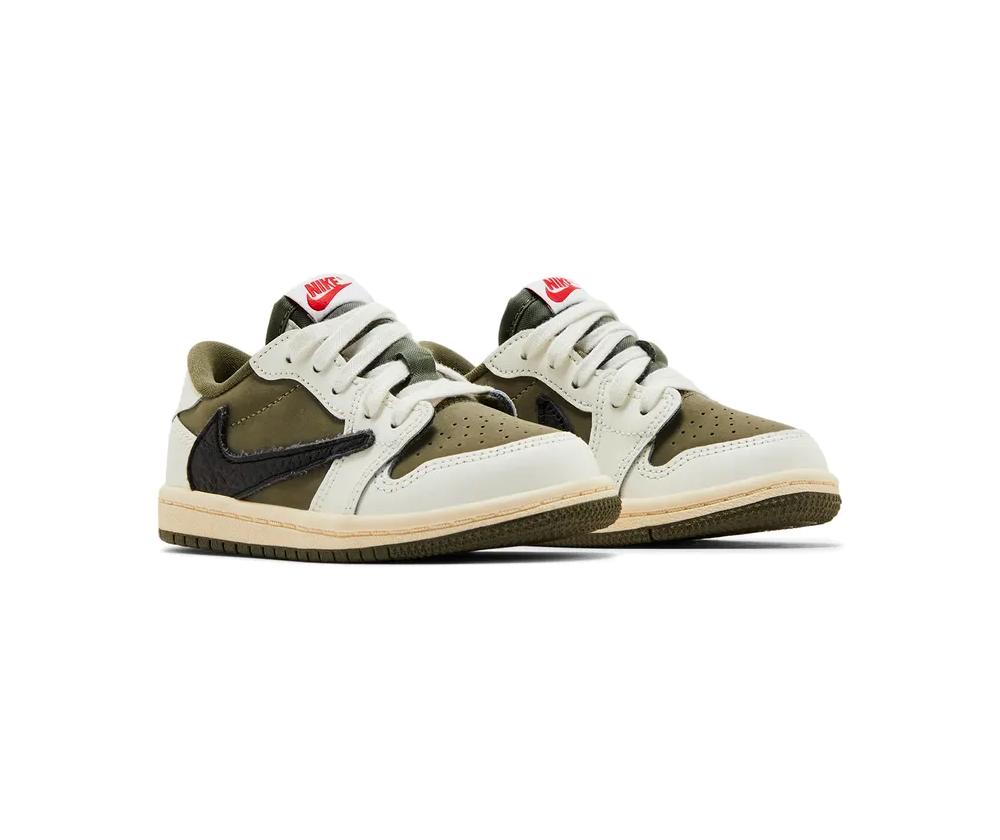 Travis Scott x Air Jordan 1 Retro Low OG Kids Medium Olive