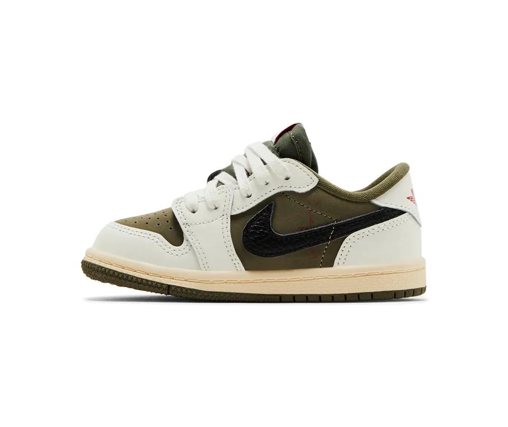 Travis Scott x Air Jordan 1 Retro Low OG Kids Medium Olive