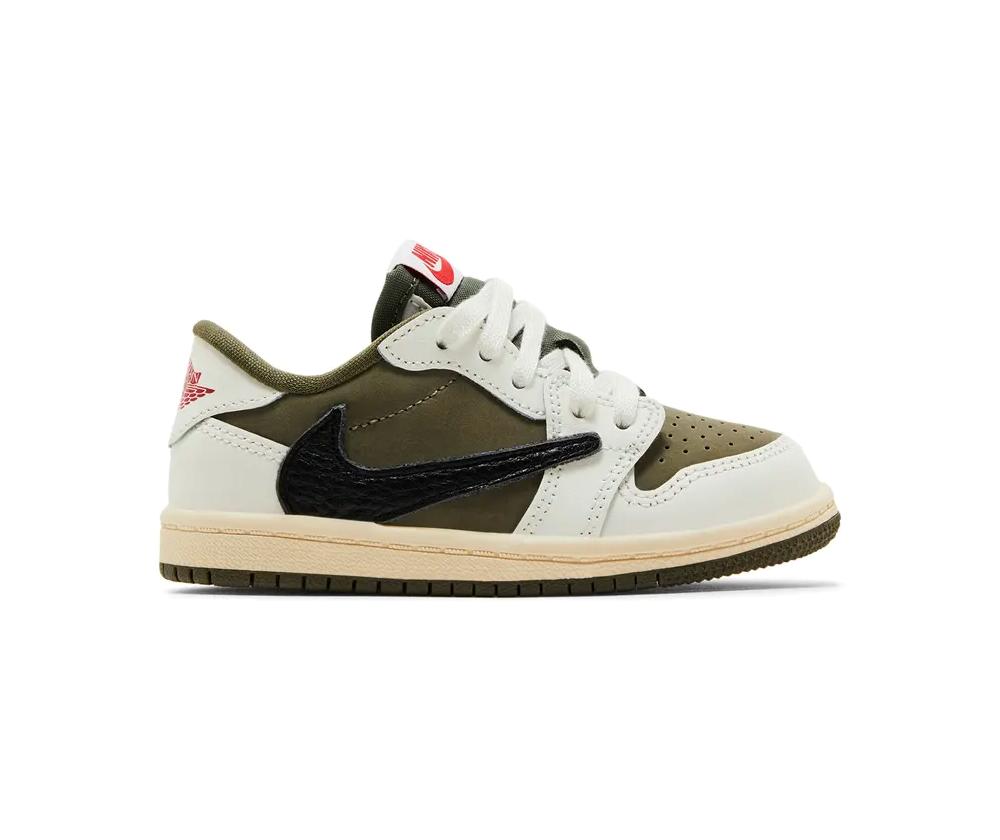 Travis Scott x Air Jordan 1 Retro Low OG Kids Medium Olive