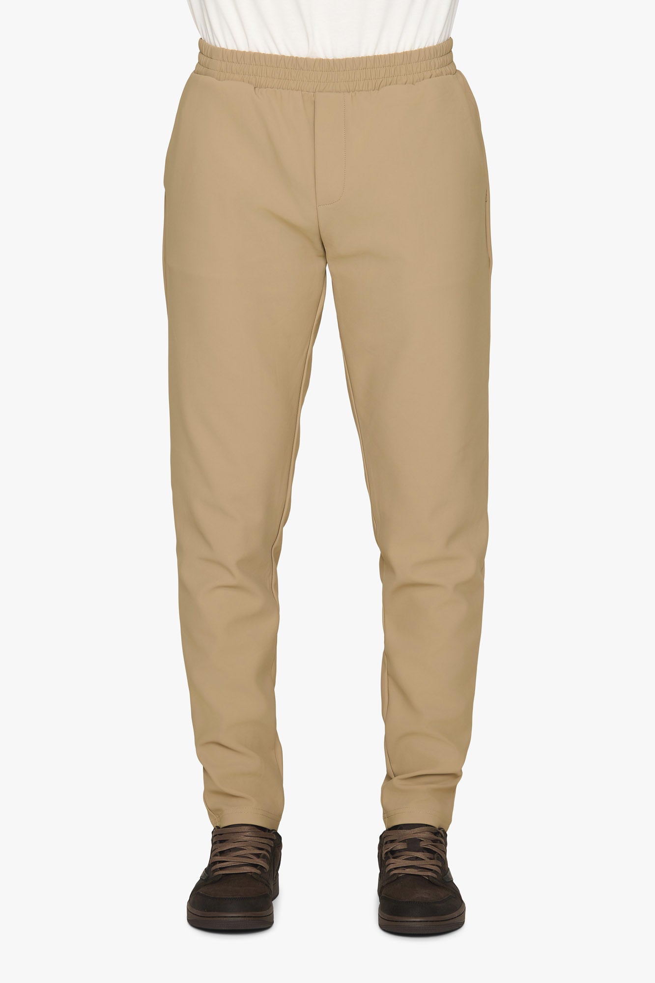 SAAKOUK Technical Pants Lined Khaki Brown