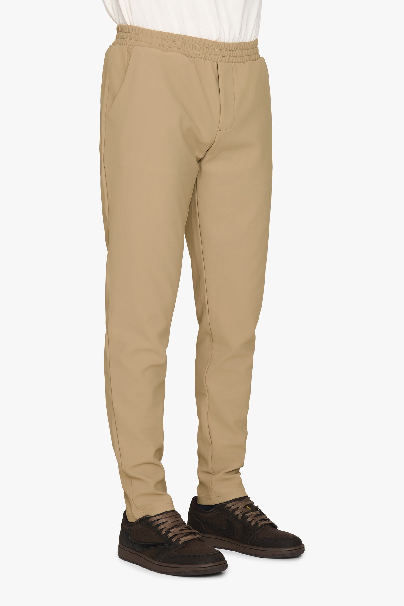 SAAKOUK Technical Pants Lined Khaki Brown