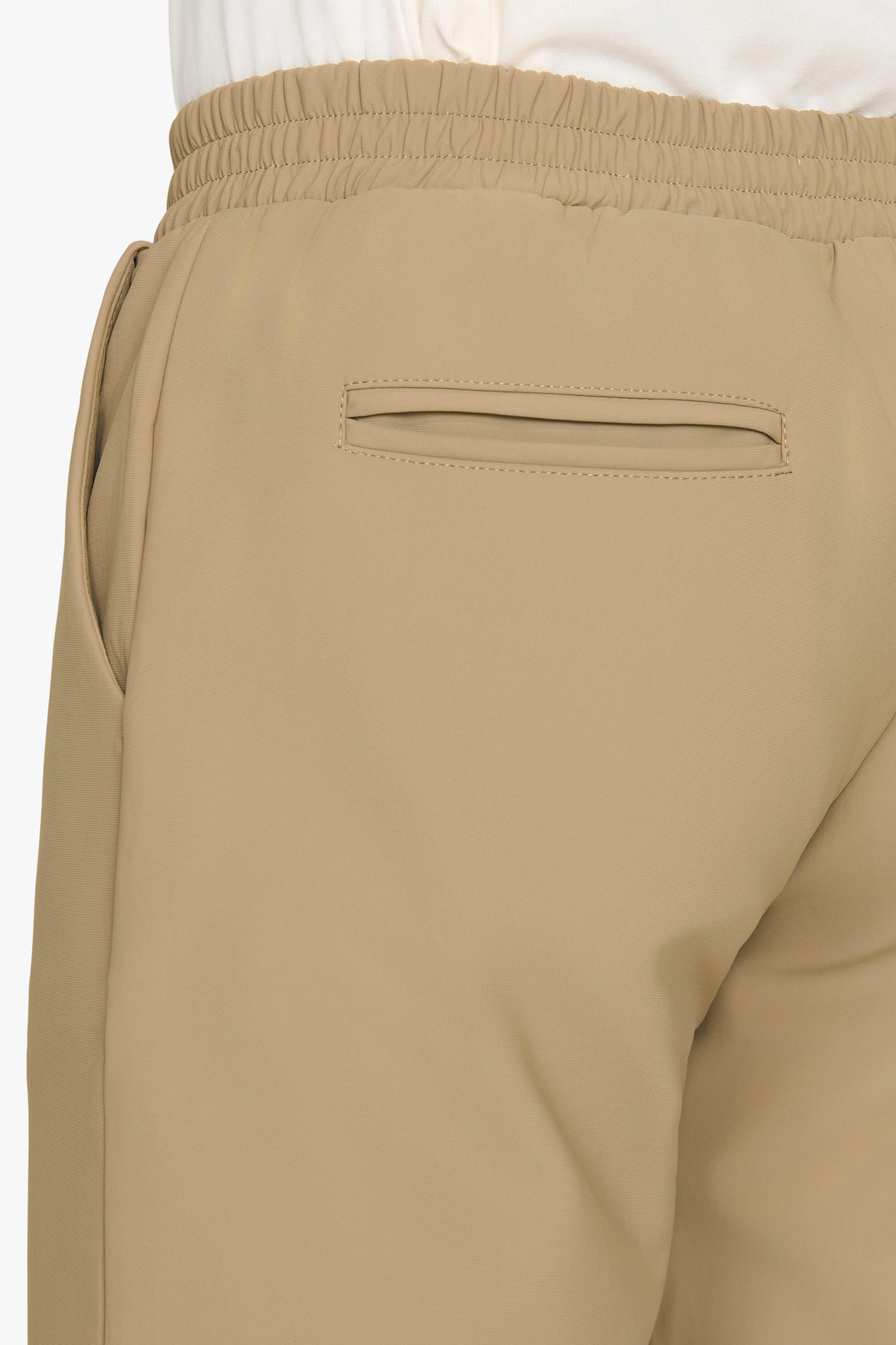 SAAKOUK Technical Pants Lined Khaki Brown