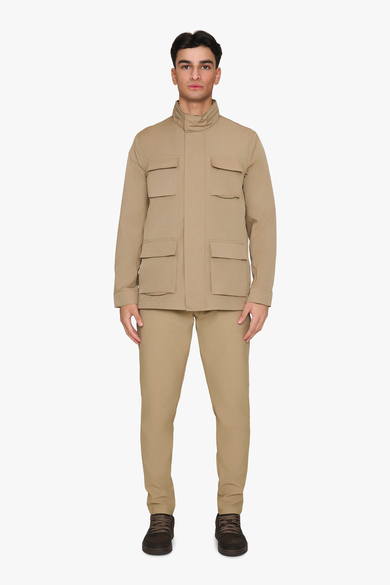 SAAKOUK Lightweight Jacket Khaki Brown