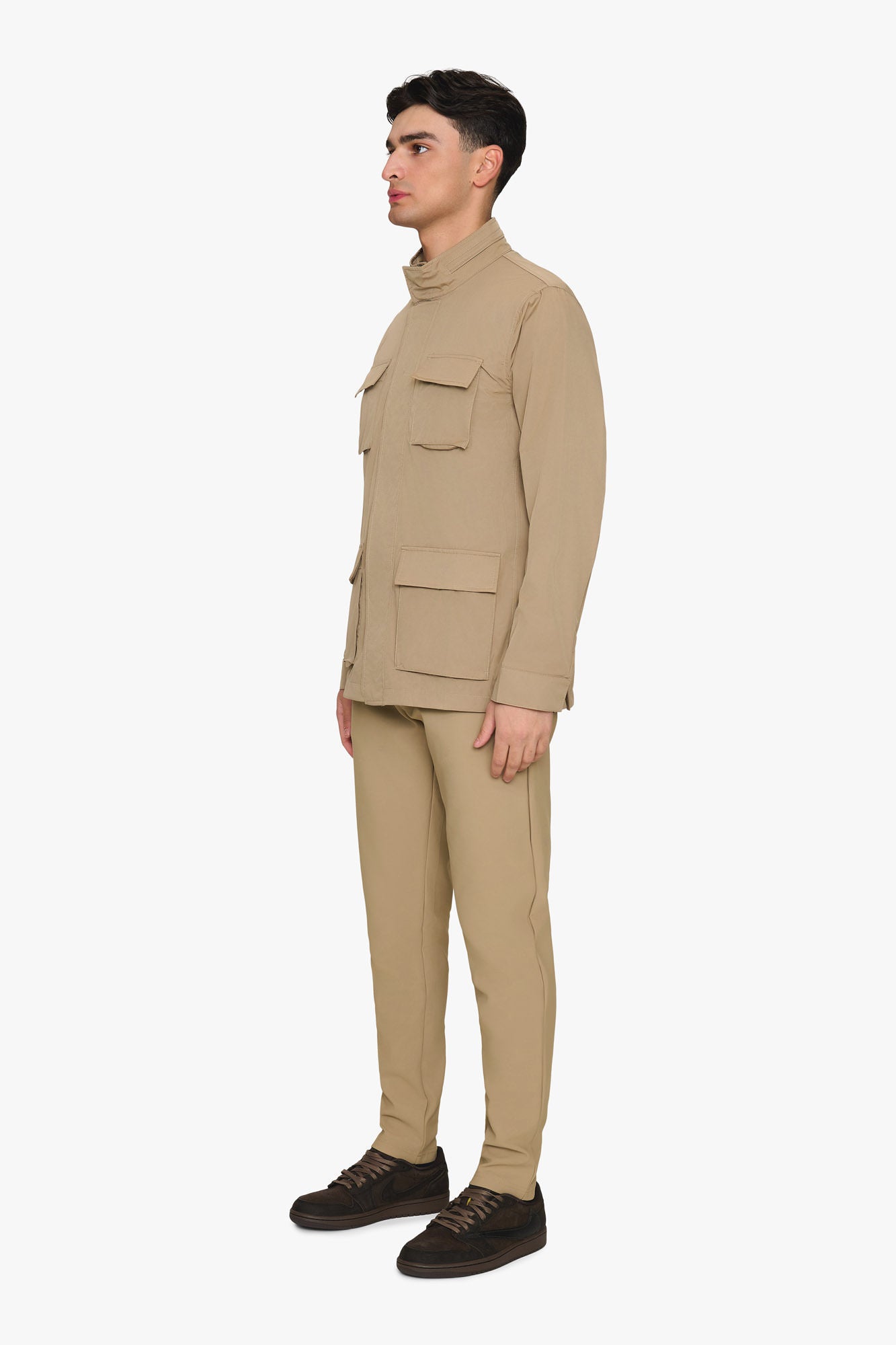 SAAKOUK Lightweight Jacket Khaki Brown