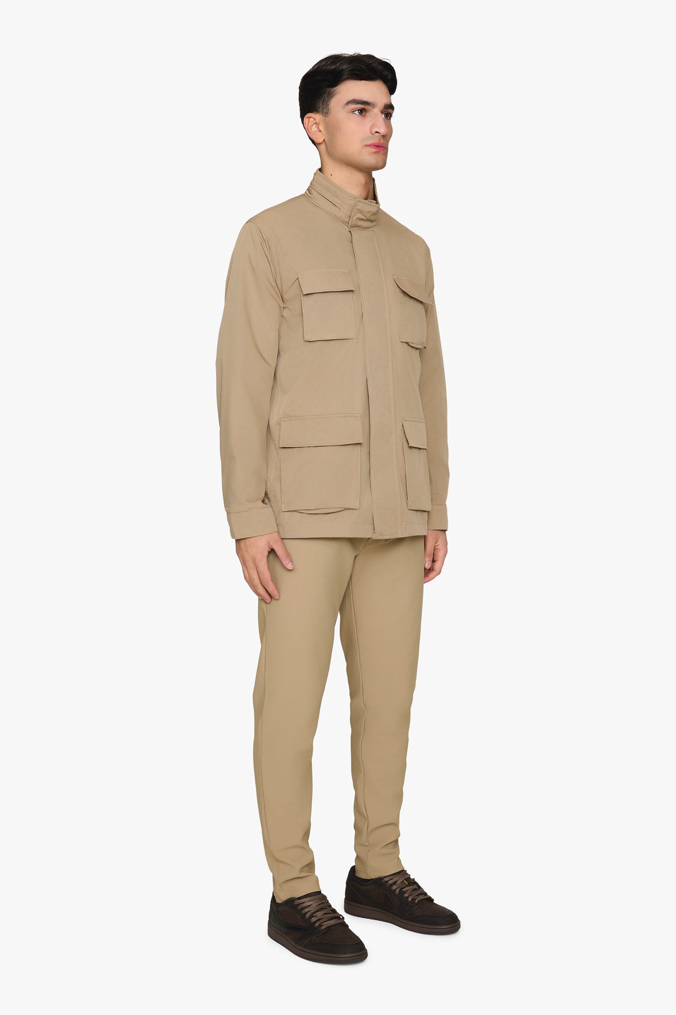 SAAKOUK Lightweight Jacket Khaki Bruin