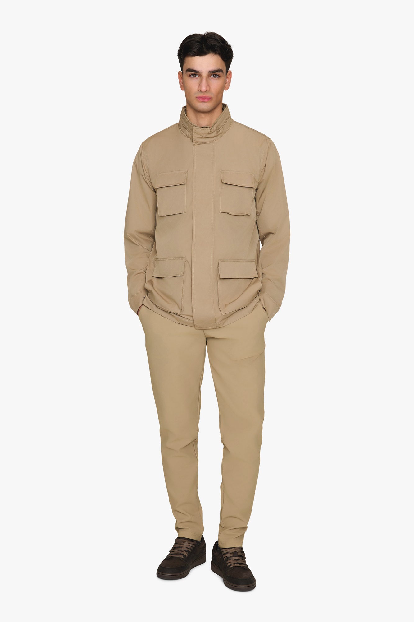 SAAKOUK Lightweight Jacket Khaki Bruin