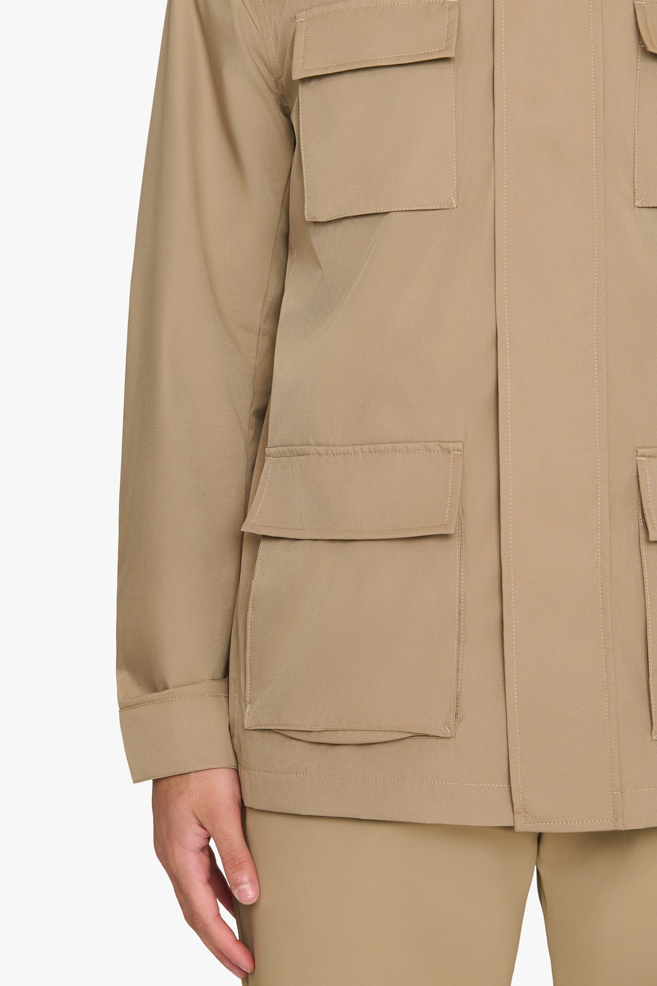 SAAKOUK Lightweight Jacket Khaki Bruin