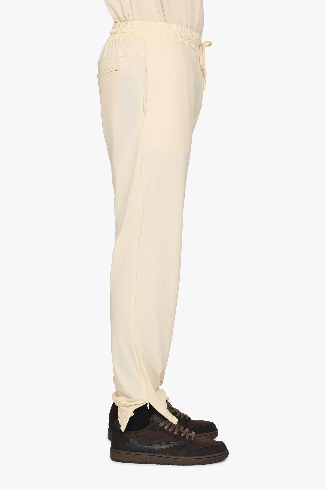 SAAKOUK Technical Trousers Tapered Beige