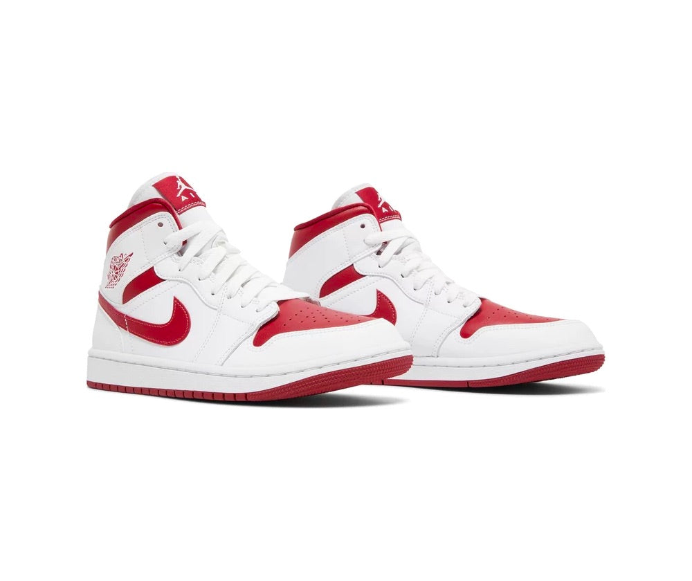 Air Jordan 1 Mid White Pomegranate